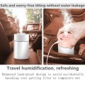 Ultrasonic Air Humidifier Aroma Lamp Aromatherapy Diffuser for Home Air humidifier, Mini USB ultrasonic humidifier with water tank, three light modes super quiet, colorful cool light Air Humidifier Mini Aroma Oil Diffuser USB Cool Mist Sprayer with Colorf. 