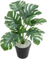 Large Artificial Monstera Plant in Pot for Indoor and Outdoor Home Office Decor. 