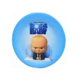 Pack of 10 Boss Baby Plates - 10 Pcs Boss Baby Theme Paper Plates - Boss Baby Birthday Theme Decoration Set Items - Boss Baby Paper Plates. 