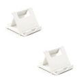 2X Tablet Stand Desktop Support Portable Double Folding Stand Suitable for iPhone iPad Samsung Huawei Tablet Stand White. 