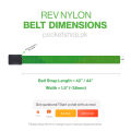 Double Side Nylon Belt for Men and Boys with Adjustable Hard Plastic Teeth-Lock Buckle. 