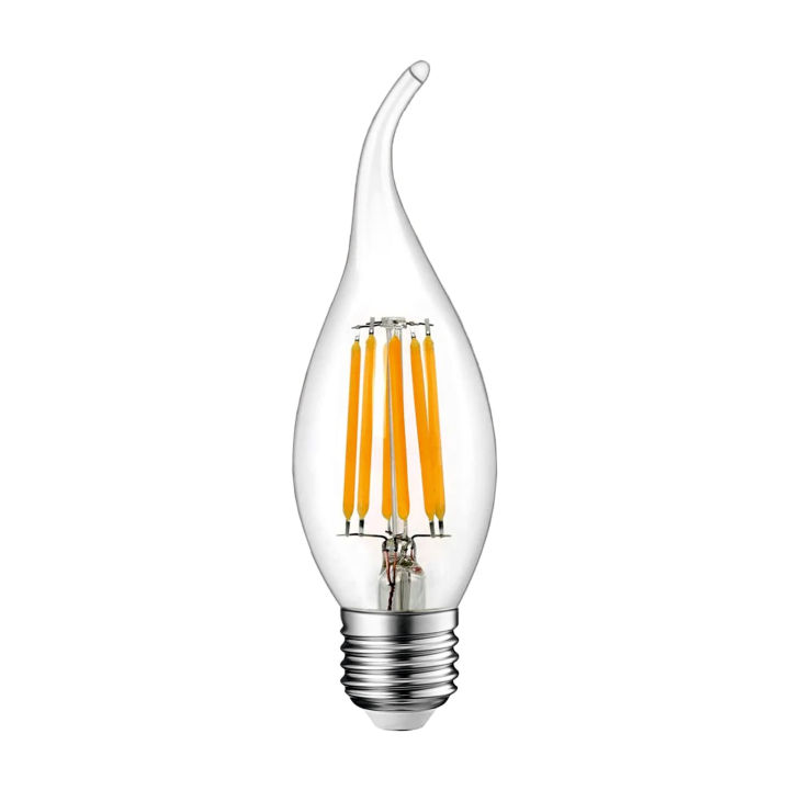 Retro LED Light Bulb E27 4W 220V Retro Lamp Vintage Candle Light Globe Ball Led Filament Bulb LED Edison Bulb High Transmittance for Lamps, Chandelier etc