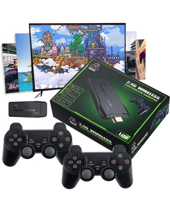 Classic Retro Games Console Video Wireless 2.4G Controller box HDMI ...