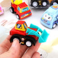6 bags of toy boy baby pull back car trolley inertial engineering car set gift box for students. 