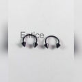 Black Punk Earrings For Unisex. 