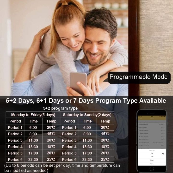 KETOTEK%20Smart%20Thermostat%20WiFi%20for%20Electric%20Underfloor%20Heating%2016A%20Compatible%20with%20Alexa,%20Programmable%20Underfloor%20Heating%20Thermostats%20Controller%20with%20NTC%20Probe%20Sensor%20-%20Image%204