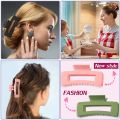 Large Hair Claw Clips Rectangle Hair Clamp Non Slip Strong Hold Hair Jaw Clip Hair Accessories for Women and Girls Thick Long Hair. 