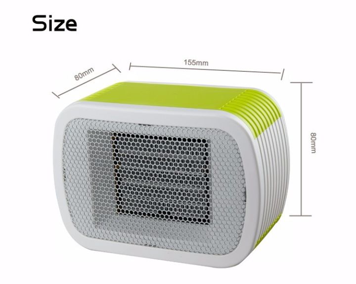 Fashion gu500-1 heater mini heater ptc ceramic heater ceramic Space Heater Electric,warm Winter Mini Desktop Fan Heater Forced Home,Small home Mini Heater Quiet electric fan heater Note random color will bo deliver