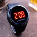 Round LED Digital Sports Watch for Boys/Girls/Kid's With Normal Box / Silicon Strap / Colors Available / Time Watch. 
