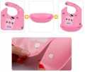Merab Mall Baby Folding Plastic Rubber Baby Bib Napkin With Soft Tray. 