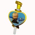 BOSS BABY THEME WHISTLES - PACK OF 8 WHISTLES - BOSS BABY WHISTLES. 