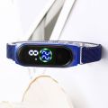 Blue Color Digital Watch Smart Watch/ Magnet Led Watch Ladies Digital Wrist Watch For Women/Girls. 
