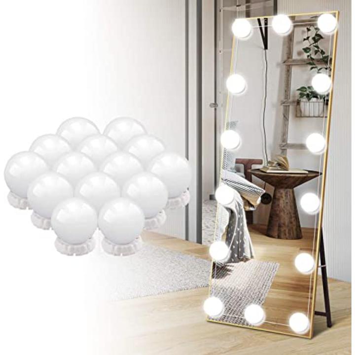 Vanity Mirror with Lights,Hollywood Lighted Mirror with Dimmer Bulbs,Tabletop or Wall Mounted Vanity Makeup Mirror Smart Touch Control