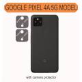 Google Pixel 4a 5G Back Camera Nano Protector Clear 2 Pcs, Scratch Resistant, Durable Lens Protection for Camera Security. 