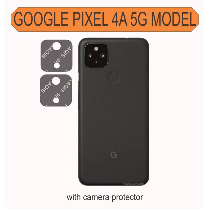 Google Pixel 4a 5G Back Camera Nano Protector Clear 2 Pcs, Scratch Resistant, Durable Lens Protection for Camera Security