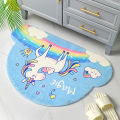 Kawaii Rug for Home Bath Living Room Floor Stair Kitchen Non-Slip Rainbow Gamer Unicorn Welcome Entrance Doormats Carpets. 