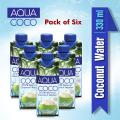 Aqua Coco 100% Natural Coconut Water (6pcs of 330ml). 