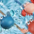 ew aby Water oy Swimming ool Cartoon Animal athing us Crab Wound-up Chain Clowork ath o for Infant oddler ift. 