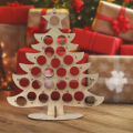 Chocolate Storage Shelf Anti-deform Christmas Tree Elk Advent Calendar. 