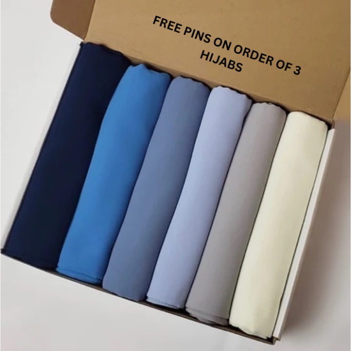 Chiffon LITE Hijabs Lightweight Non-Slip Hijab - Foto 7