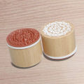 6 orted Wooden Rubber Stamp Round Hanriting Floral Flower Craft. 