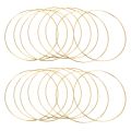 16Pcs 8 Inches Dream Catcher Rings Metal Hoops Macrame Ring for Crafts and Dream Catcher Supplies,. 