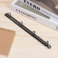 High Quality Metal Binding Clips Sliver Binder Clip Loose-leaf Binder File Folder Hoop DIY Album Scrapbook Circle Ring Binders. 
