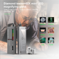 Diamond Tester Pen, High Accuracy Jewelry Tester+60X LED Magnifying. 
