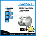 2PCS-50PCS 1.55V AG4 Button Batteries 377 SR626 SR626SW Cell Coin Alkaline Battery 177 376 626A LR66 LR626 For Watch Toys Clock. 