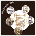 Wooden Shoe Rack Folding Shoe Rack Wooden Shelf Multi purpose Shoe Rack Storage Organizers 3- 4- 5 Layers. 