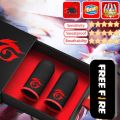 High Quality Finger Sleeves For Free Fire Gaming With Garena Logo (1 Pair) For Smooth Gaming. 