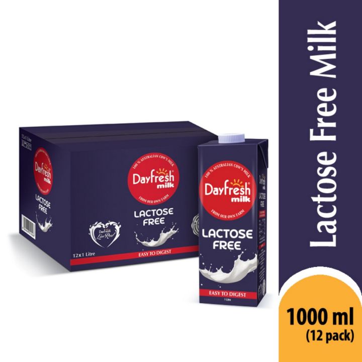 Pack of 12 Dayfresh Lactose Free Milk 1 Ltr