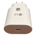 LG 25W Super Fast Charging Wall Adapter with USB-C to USB-C Cable, OEM Genuine Charger. 