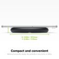 Mophie 7.5W Wireless Charging Base Black, MFI Certified, Up to 7.5W Qi Fast Wireless Charging, Robust Build, Compatible with the Apple iPhone X, iPhone 8 Series and Qi-Enabled Smartphones. 