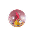 Children's bouncy ball luminous crystal ball flash bouncing ball with rope cartoon luminous baby jumping ball toy. 