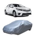 Toyota Corolla Car Top Cover Silver Coated - Water and Dust Proof - Grey Color - Toyota Corolla Altis Grande Xli Gli - Grey. 