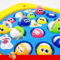 Fishing game 15 fish-Educational, Fun, Fishing Toys, Electronic Fish, Fishing Game, Learning Fine Motor Skills-Rotating Pond Fish Catcher Game for Kids - 15 Fishes & 3 Fish Catching Rod Birthday Gift for Boys & Girls. 