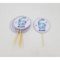 6 MONTHS CUPCAKE TOPPERS PACK OF 10 CUPCAKE TOPPERS. 