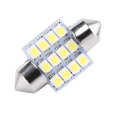 2pcs White 12V 12SMD 31mm LED Bulbs Car Interior Lights Door Reading Dome Light. 