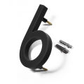 Address Big Modern Door Alphabet Floating House Number Letters Sign #0-9 Black Numbers 125mm 5 in Home Outdoor Demoo. 