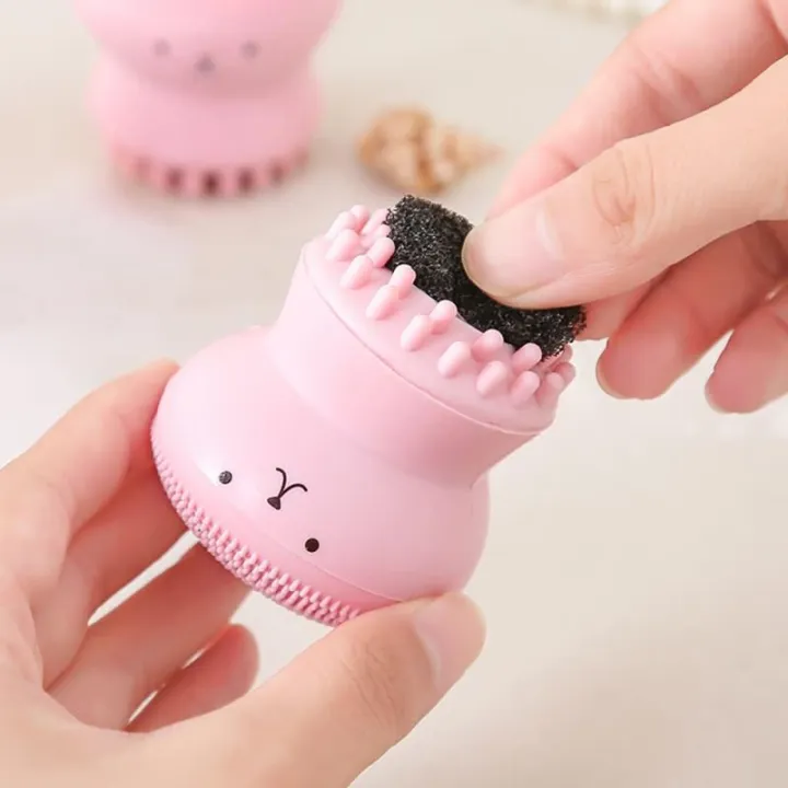 Silicone%20Face%20Cleansing%20Brush%20for%20Skin%20Care%20Facial%20Cleanser%20Pore%20Cleaner%20Exfoliator%20Beauty%20Washing%20Brush%20Tools%20Octopus%20Shape%20-%20Image%203