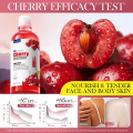 SADOER Cherry Essence Nourishing Soft Facial Body Wash Anti-Aging Anti-Wrinkle Smoothing Face Body Serum Brightening  & Moisturizing Shower Gel SD46802. 