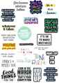 Multiple Motivational Stickers Of Your Choice Available in Single, Pack of 3, 5, 8. 12, 15 Best Quality Aesthetic Cool Stickers For Motivation. 