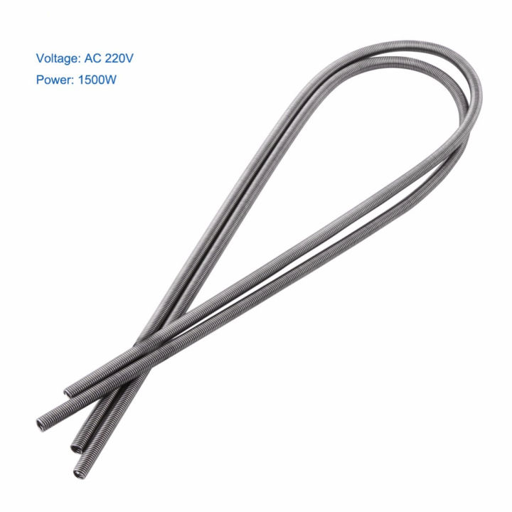2Pcs/Set AC 220V 1500W Kiln Furnace Heating Coils High Resistance Wire Restring Coil Heater Coil Kit 800/1000/2500/3000W