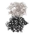 5x50 Set Sewing Hooks and Eyes Closure for Bra Clothing Dress Fasteners Black. 