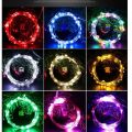led small string lights usb copper wire string lights wholesale led light string birthday gift flower bouquet decoration charging treasure colored lights. 
