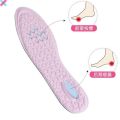 【FUN LIVE】 2Pc EVA Memory Foam Breathable Massage Insoles For Women Shoes Inner Sole Shoe Insert Lift Heel Comfort Heightening Insoles. 