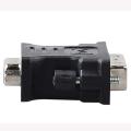 DVI-I to VGA Adapter, DVI ADAPTER 24 + 5 PIN FROM MALE TO VGA 15 PIN FEMALE BLACK. 