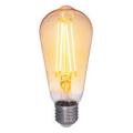 LED FILAMENT EDISON LIGHT BULB - VINTAGE - 4 WATT - CLEAR - LED CLEAR GLASS EDISON BULB. 