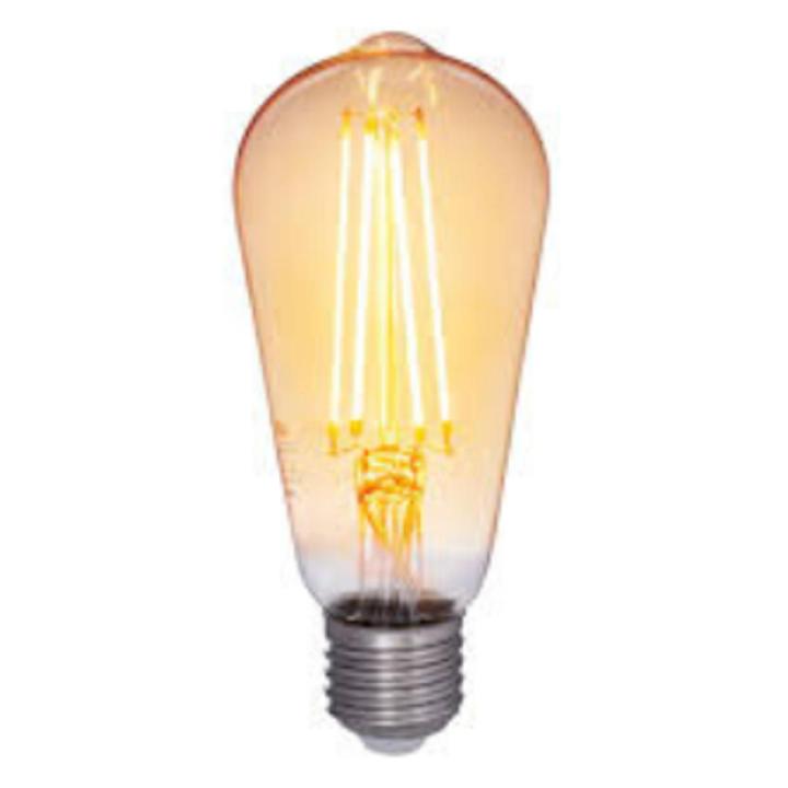 LED FILAMENT EDISON LIGHT BULB - VINTAGE - 4 WATT - CLEAR - LED CLEAR GLASS EDISON BULB